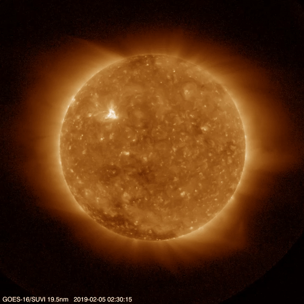 Solar Ultraviolet Imager captures the Moon passing in front of the Sun, February 5, 2019