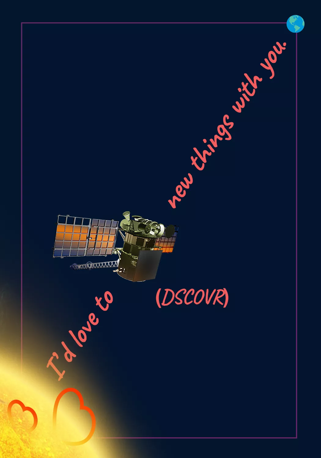 Image of the DSCOVR Satellite