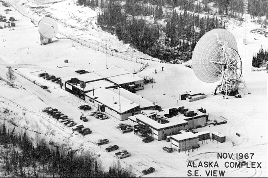 Image of Fairbanks antennas from 1967