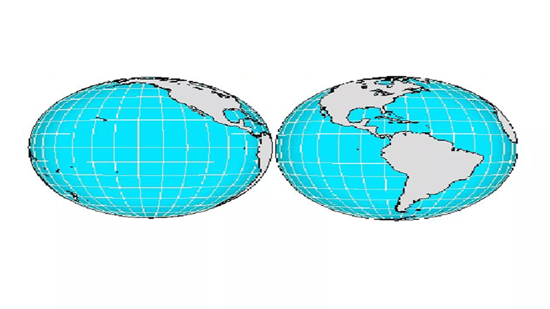 Image of both hemispheres of the earth.