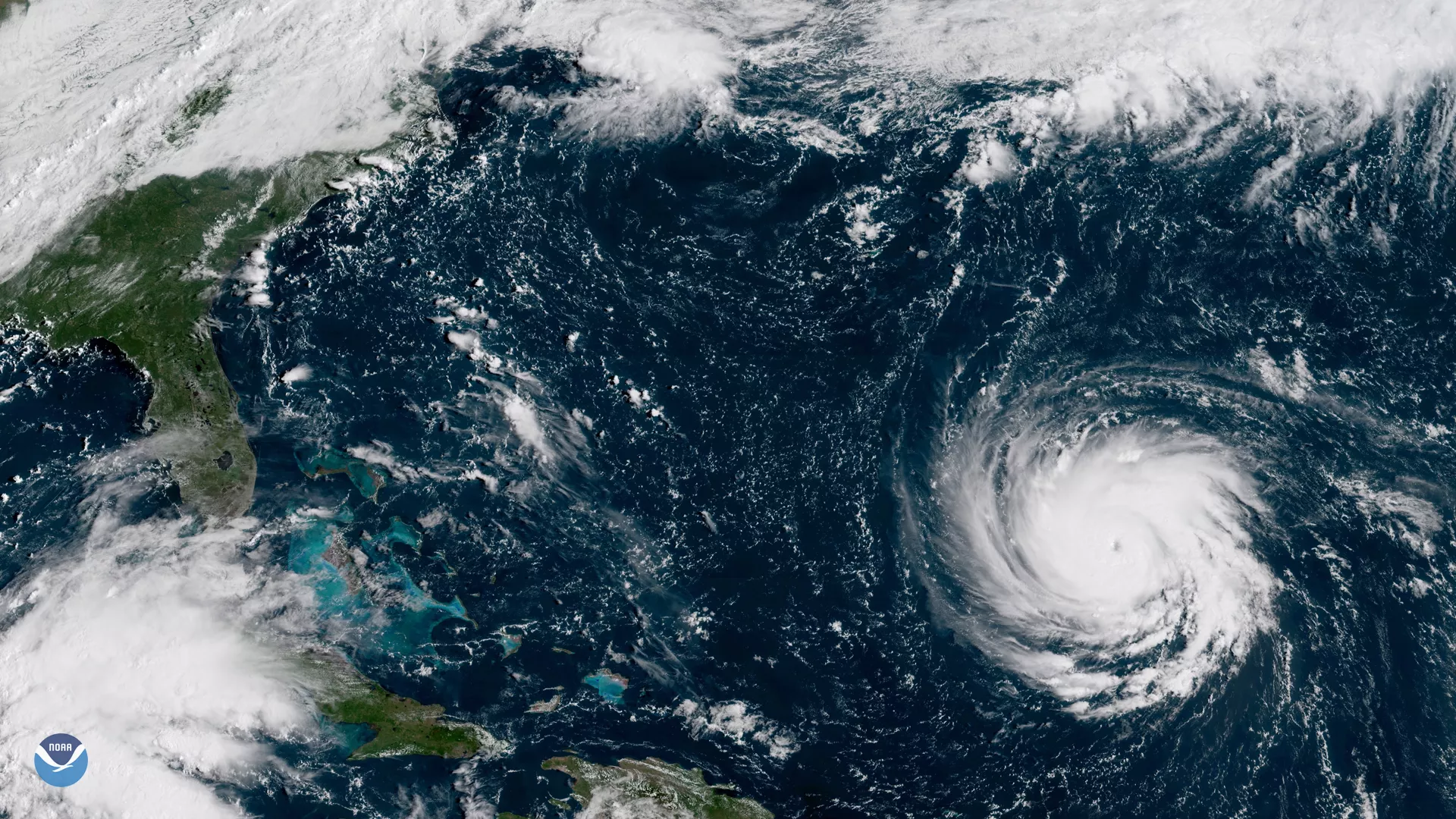 Hurricane Florence in the western Atlantic September 12, 2018